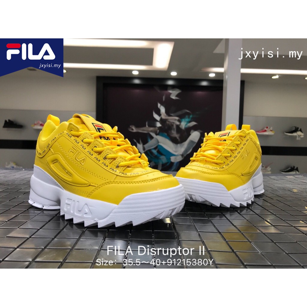 yellow fila disruptors