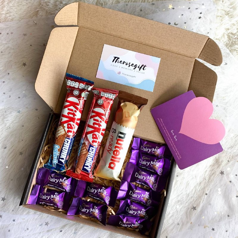 Buy Ready Stock Rm30 Chocolate Gift Box Surprise Box Gift Set Kotak Hadiah Coklat Murah Seetracker Malaysia