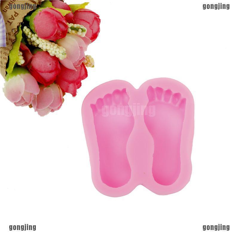 1pc Baby Foot Silicone Molds Fondant Cake Decorating Tools Silicone Soap Molds /&