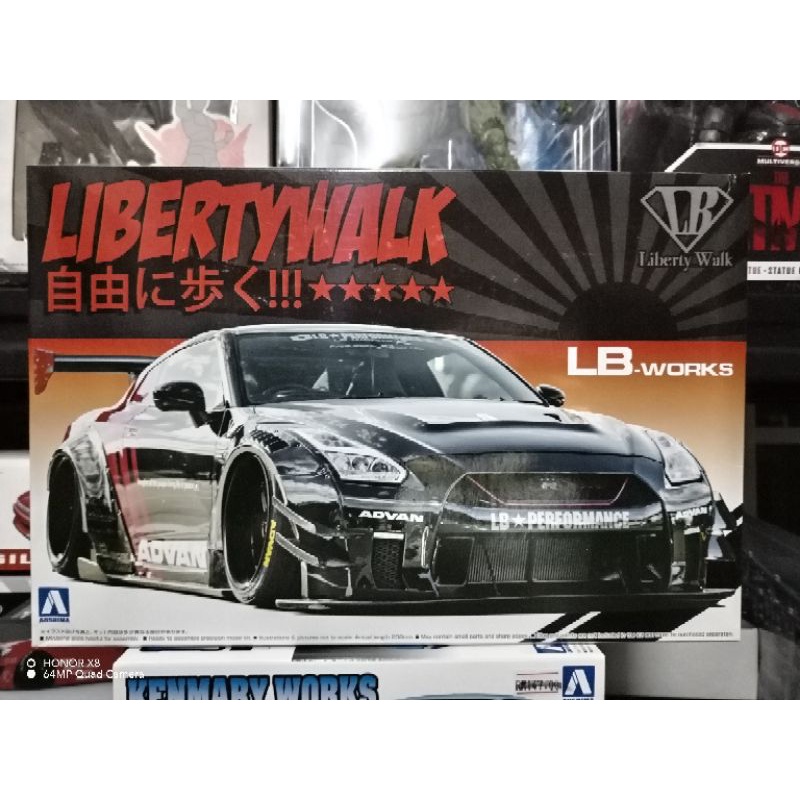 AOSHIMA MODEL KIT 1/24 LIBERTYWALK R35 GTR Type 2 Ver2 Shopee Malaysia