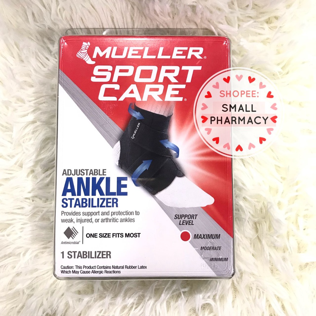 MAX STABILIZER- Mueller Sport Care Adjustable Ankle Stabilizer 445472 (One Size Fits Most) NON RETURNABLE DUE TO HYGIENE