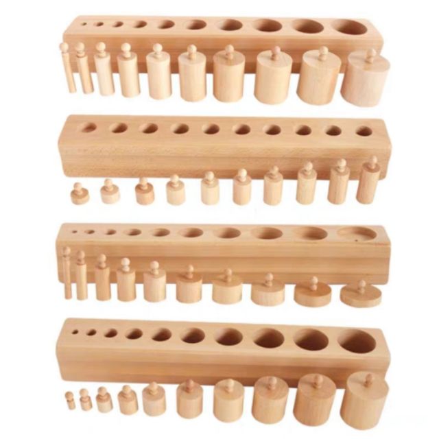 Montessori knobbed cylinder 