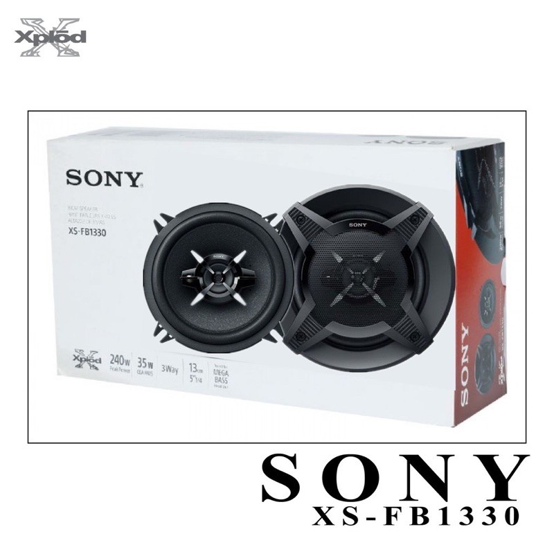 Sony Xplod Xs Fb1330 5 Inch 2 Way Mega Bass Coaxial Speaker 240w Shopee Malaysia