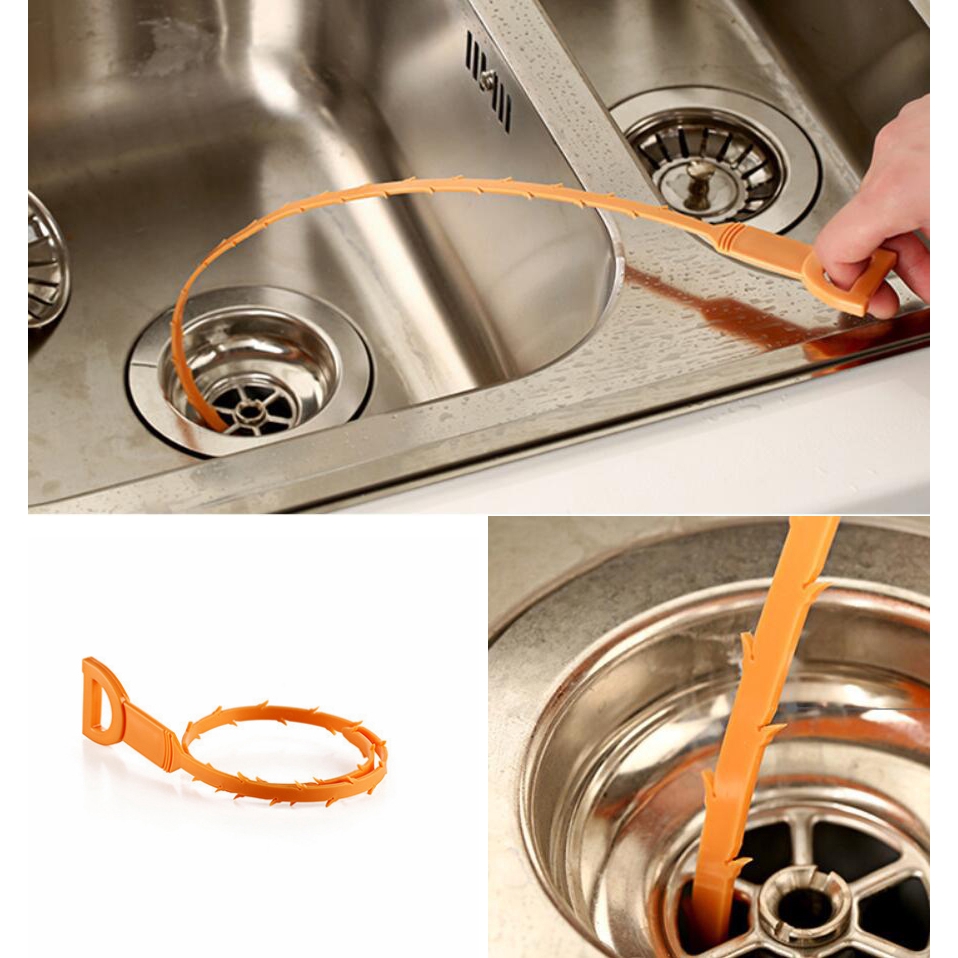 Details about   Drain Sink Cleaner Hair Removal Bathroom Unclog Sink Tub Drain Clog Stabs Tool 