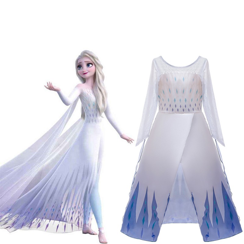 elsa snow dress