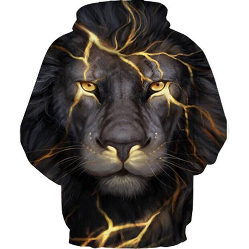 lightning lion hoodie