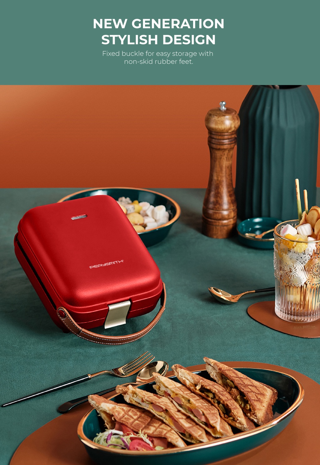 PerySmith 3in1 Waffle Maker EasyCooking Series WM360 Shopee Malaysia