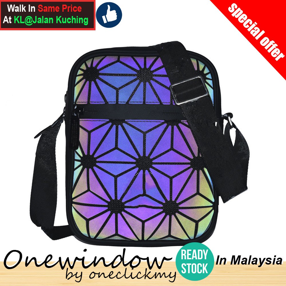 [ READY STOCK ] In Malaysia 3D Mesh Roll Top Sling Bag Sport bag For Man Women 1 (Ready Stock)