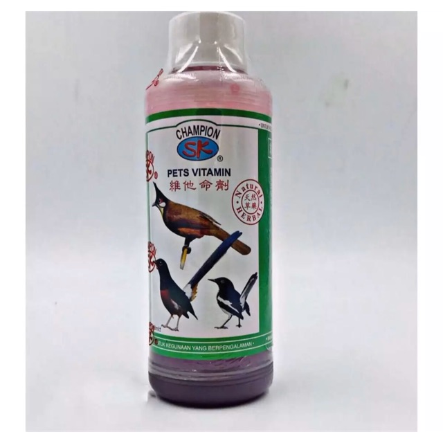SO champion pet vitamin burung ayam
