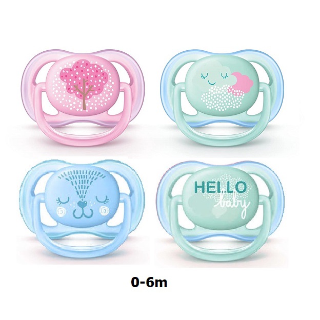 Philips Avent Ultra Air Pacifier 618m (Glow in Dark) 1pcs (Bundle