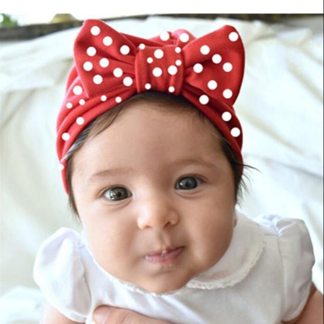bow turban baby
