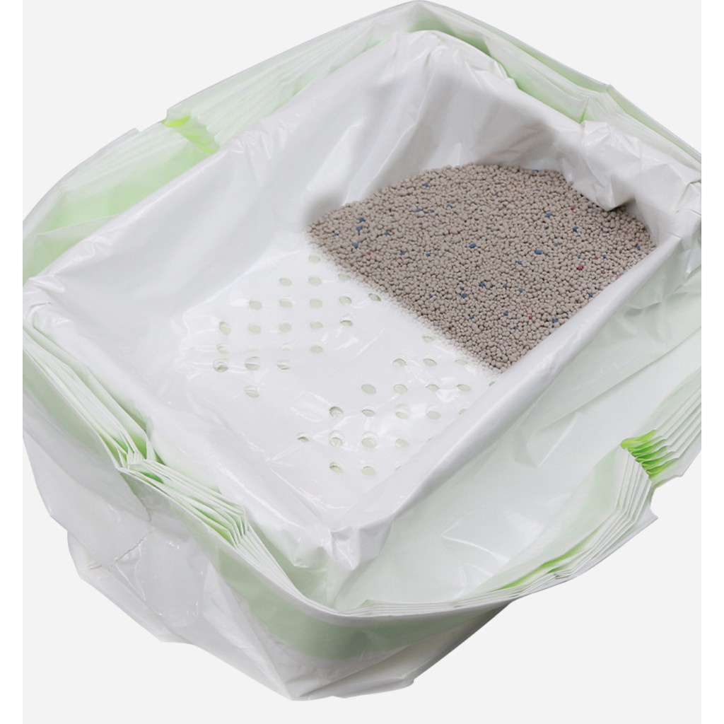 7 Layer Cat Litter Filter Bag Portable Cleaning Bag Sand Litter Box ...