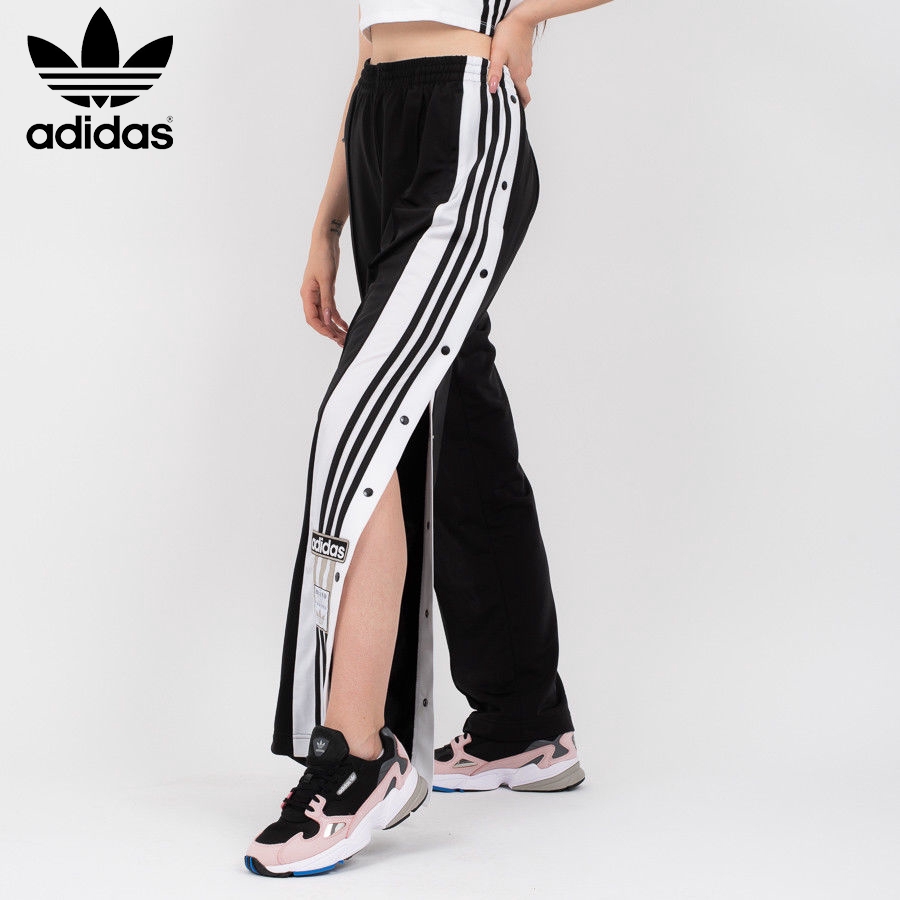 Adidas Originals Pants Side Button Casual Loose Trousers CV8276 | Shopee  Malaysia