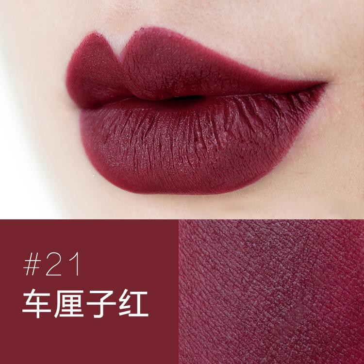 Matte Lipstick Dark Maroon Aunt Red