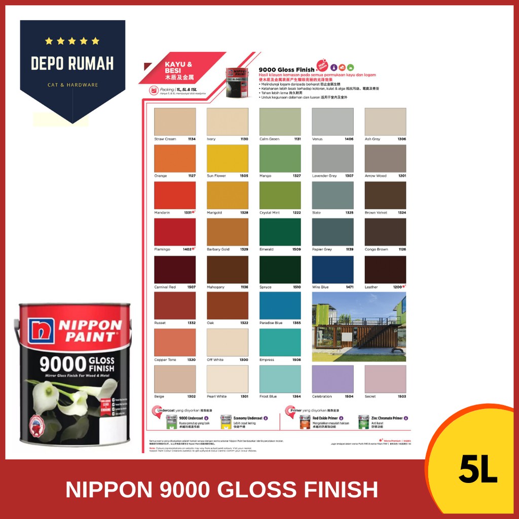 nippon 9000 gloss finish