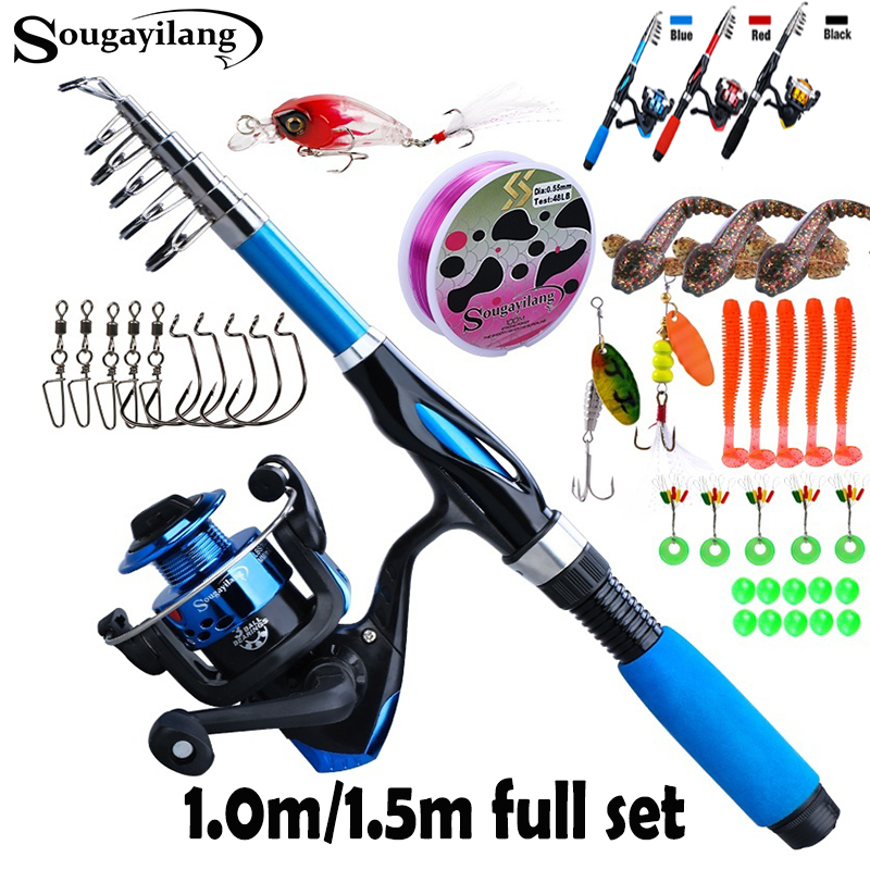 telescopic fishing rod sets