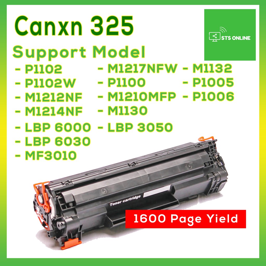 Compatible Canon 325 Toner Cartridge Laser Printer Lbp 6000 Lbp 6030 Lbp 3050 Mf3010 1 6k Shopee Malaysia