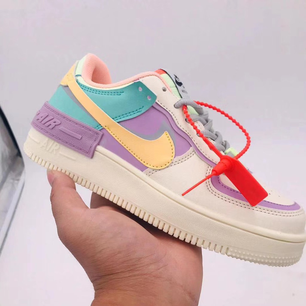 nike air force 1 macarone candy shadow