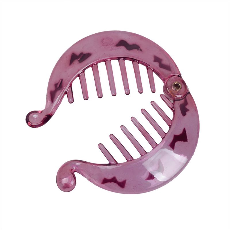 Acrylic Fish Banana Jaw Clips For Thick Hair Non Slip Hair Claw