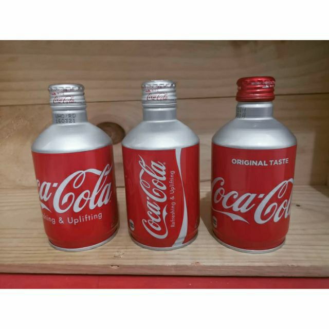 3pcs coca cola aluminum bottle 300ml from japan Shopee Malaysia