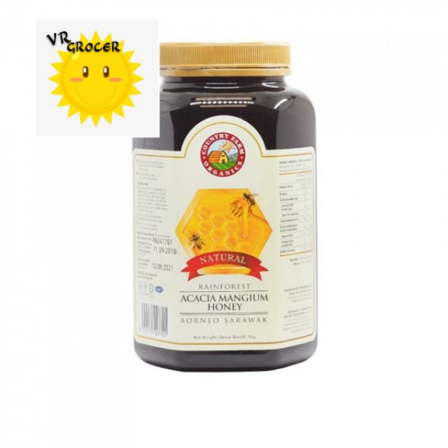 Honey / health beauty / supplements/ health supplements [LATEST STOCK] 1kg Country Farm Acacia Honey from Rainforest 100