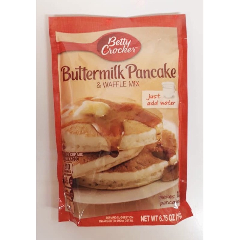 Betty Crocker Buttermilk Pancake & Waffle Mix 119g Shopee Malaysia