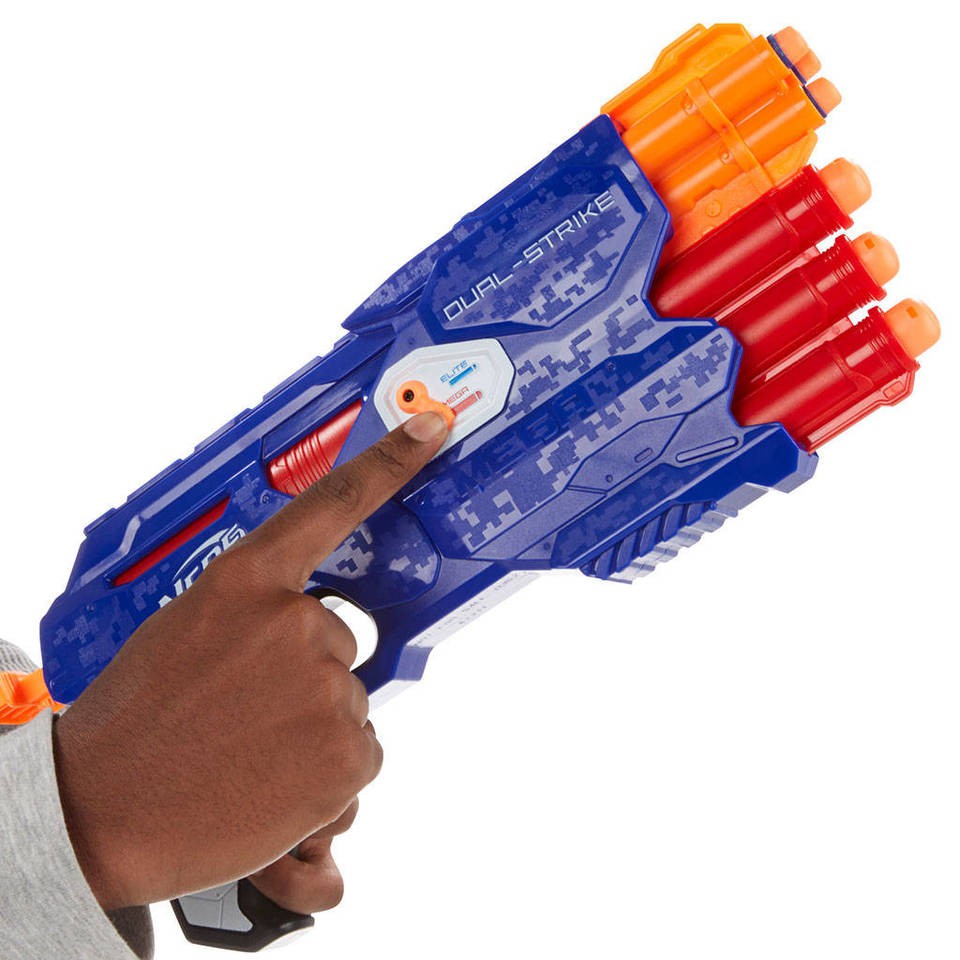 nerf elite dual strike blaster