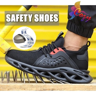 breathable black work shoes