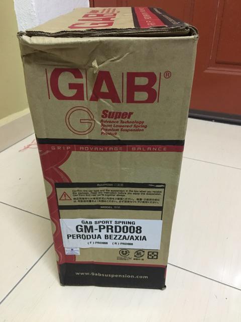 SBC AUTO - GAB SPORT COIL SPRING PERODUA AXIA / BEZZA 