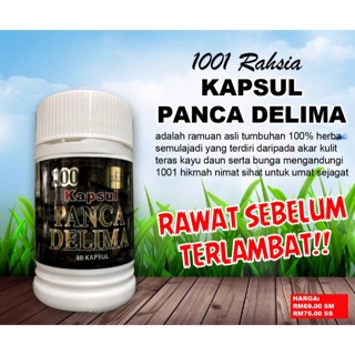 Kapsul Panca Delima (free postage)  Shopee Malaysia