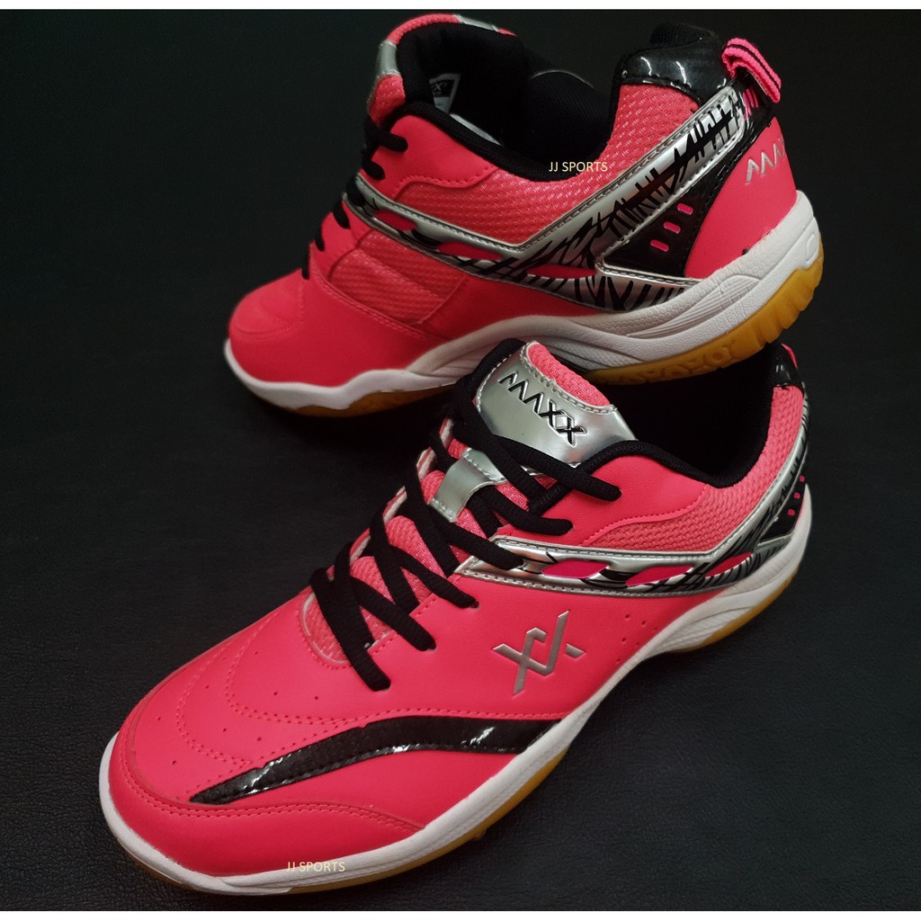 MAXX BADMINTON SHOES JUMPER WAVE 01 PINK (ORIGINAL) | Shopee Malaysia