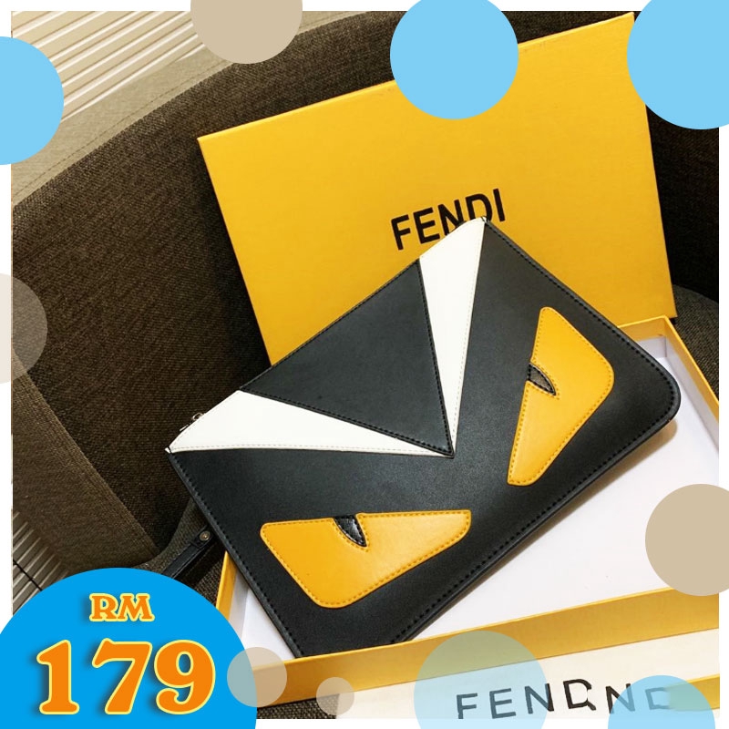 fendi clutch men