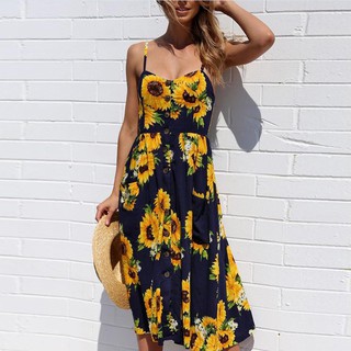 sunflower sundress