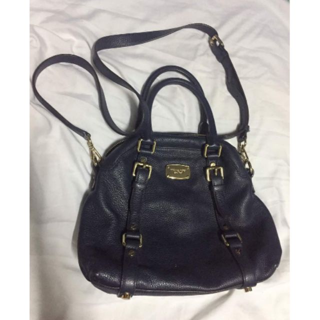 michael kors bedford handbag blue