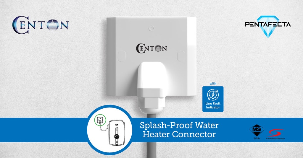 CENTON Water Heater Connector Line Fault Indicator Version (with 1