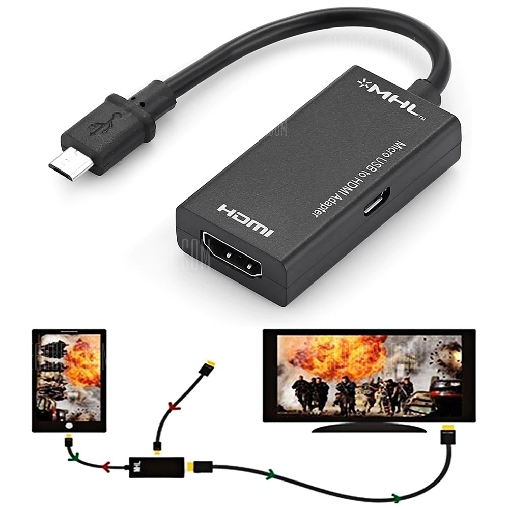 Mhl Micro Usb To Hdmi Cable Adapter Shopee Malaysia