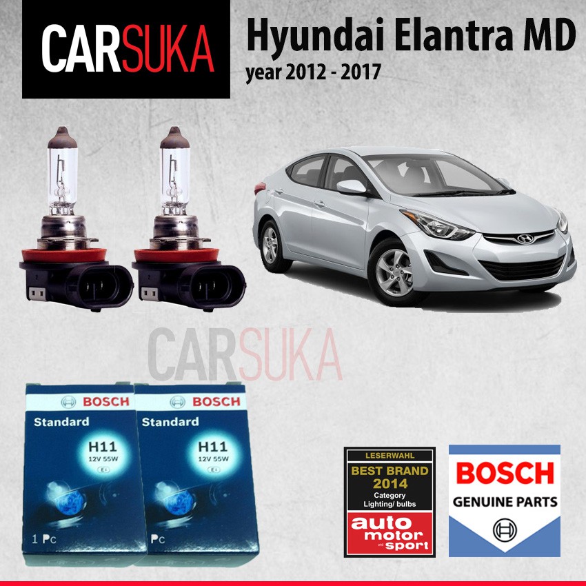 2012 hyundai elantra headlight