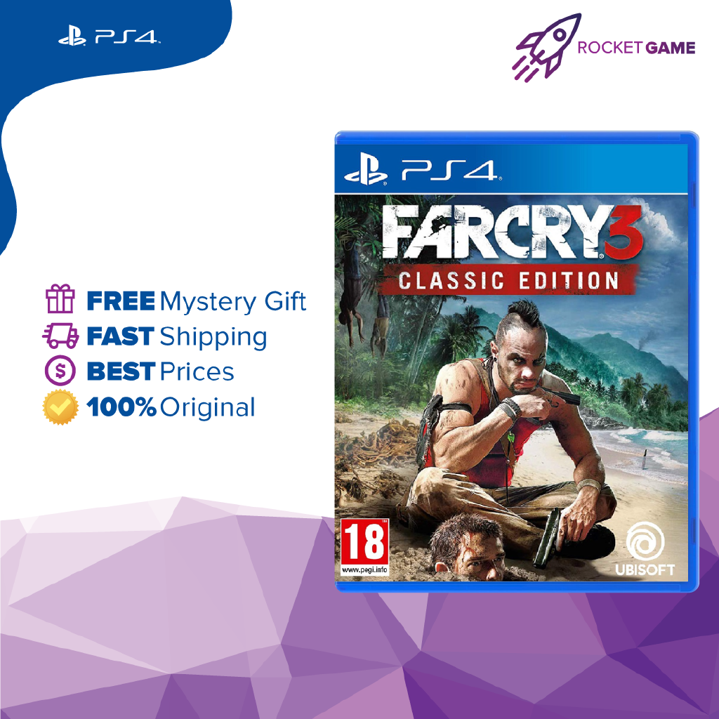 Ps4 Far Cry 3 Classic Edition Eng Original Brand New Sealed Shopee Malaysia