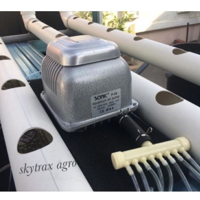 SONIC Air Pump Power Oxygen Aquarium Pond Noise Free Aquaponics