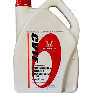 HONDA TRANSMISSION FLUID CVTF 3.5 LITRE for CITY/JAZZ 2003-2008 