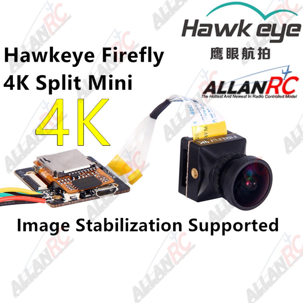 Hawkeye Firefly Split MINI 4K HD Recording DVR Mini FPV Camera with ...