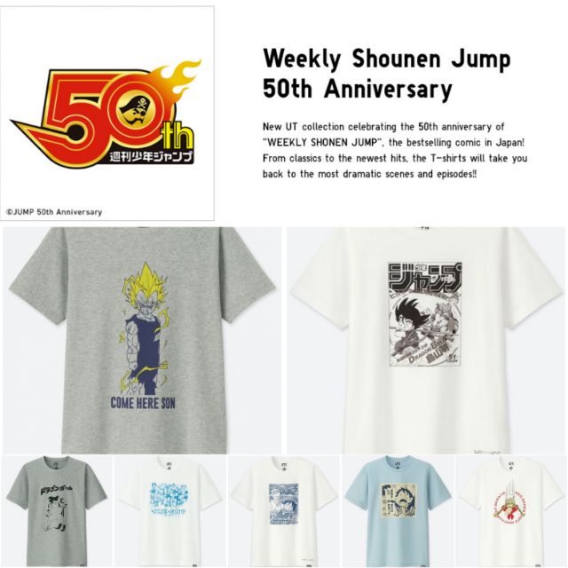 Uniqlo 50th Shonen Jump One Piece Shopee Malaysia