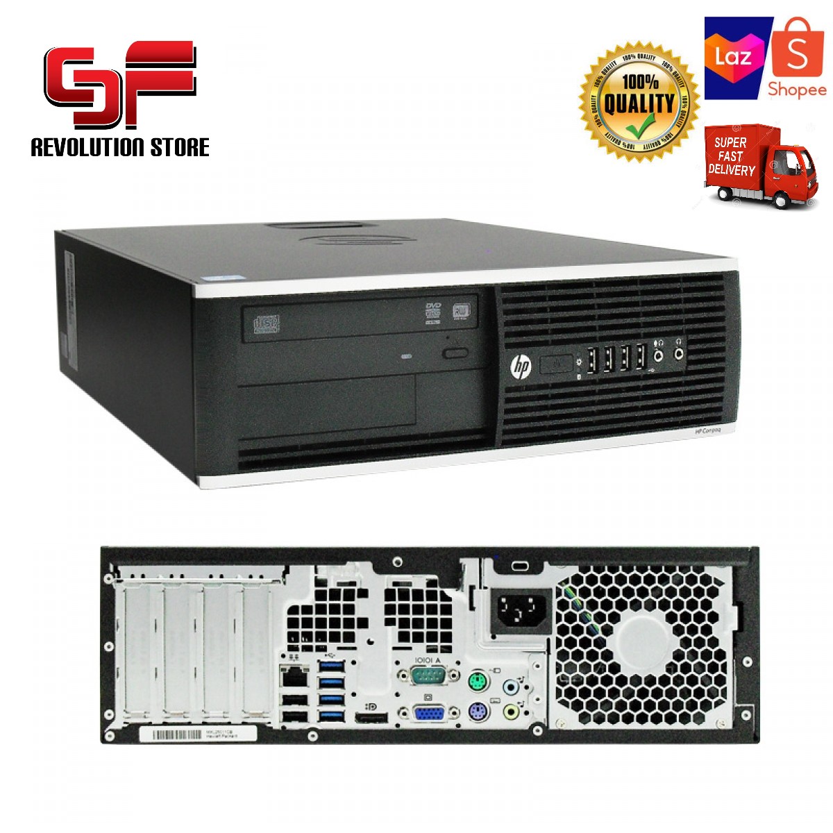Hp Elite 6300 00 Pc Core I5 3rd Generation 8gb Ram 500gb Hdd Win 10 Pro Shopee Malaysia