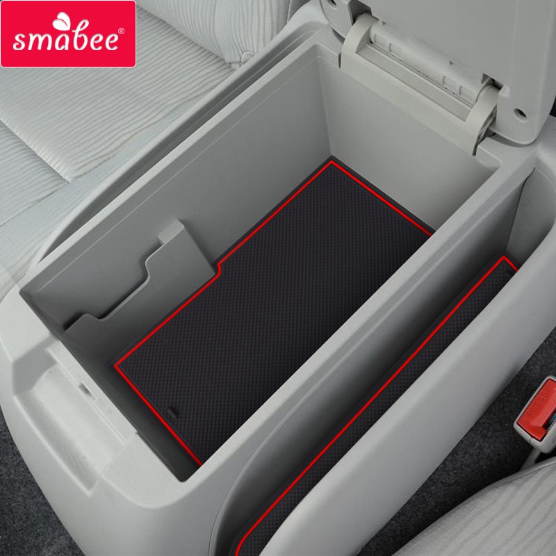 Gate Slot Pad For Toyota 2014 2016 Hiace 3d Rubber Car Mats Red