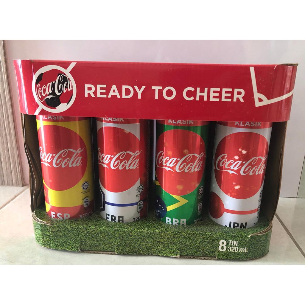 Coca Cola Fifa World Cup Russia 2018 Limited Edition X8 Cans Shopee Malaysia