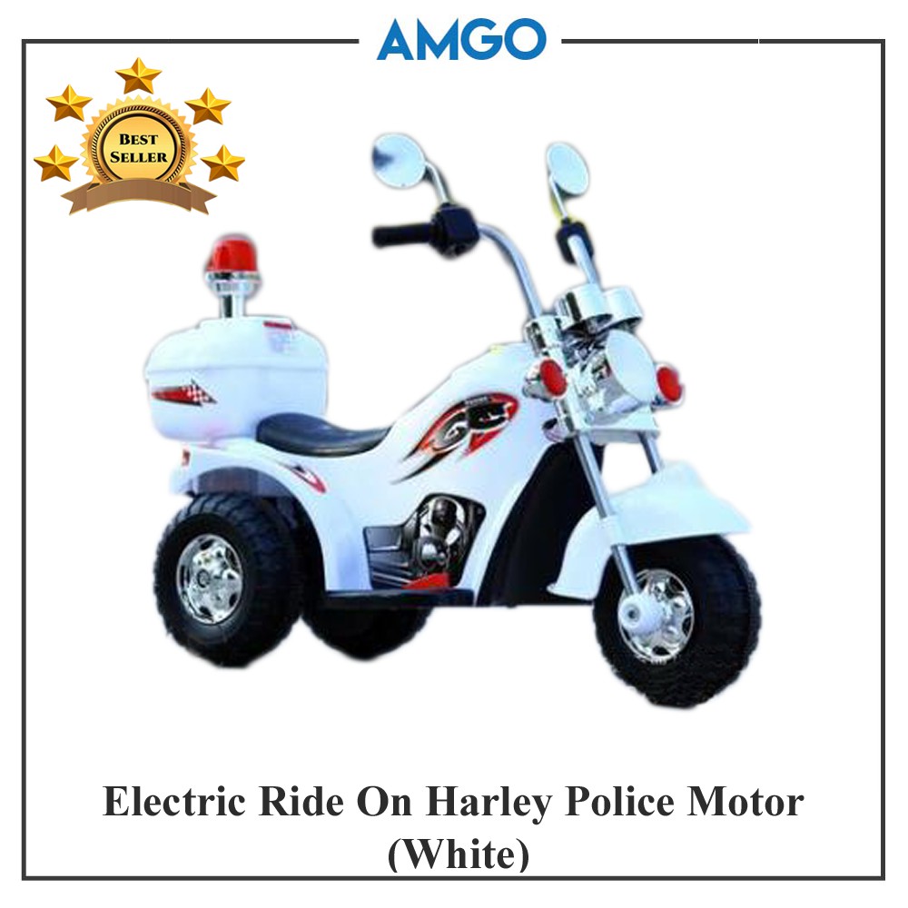 kids electric police motorbike