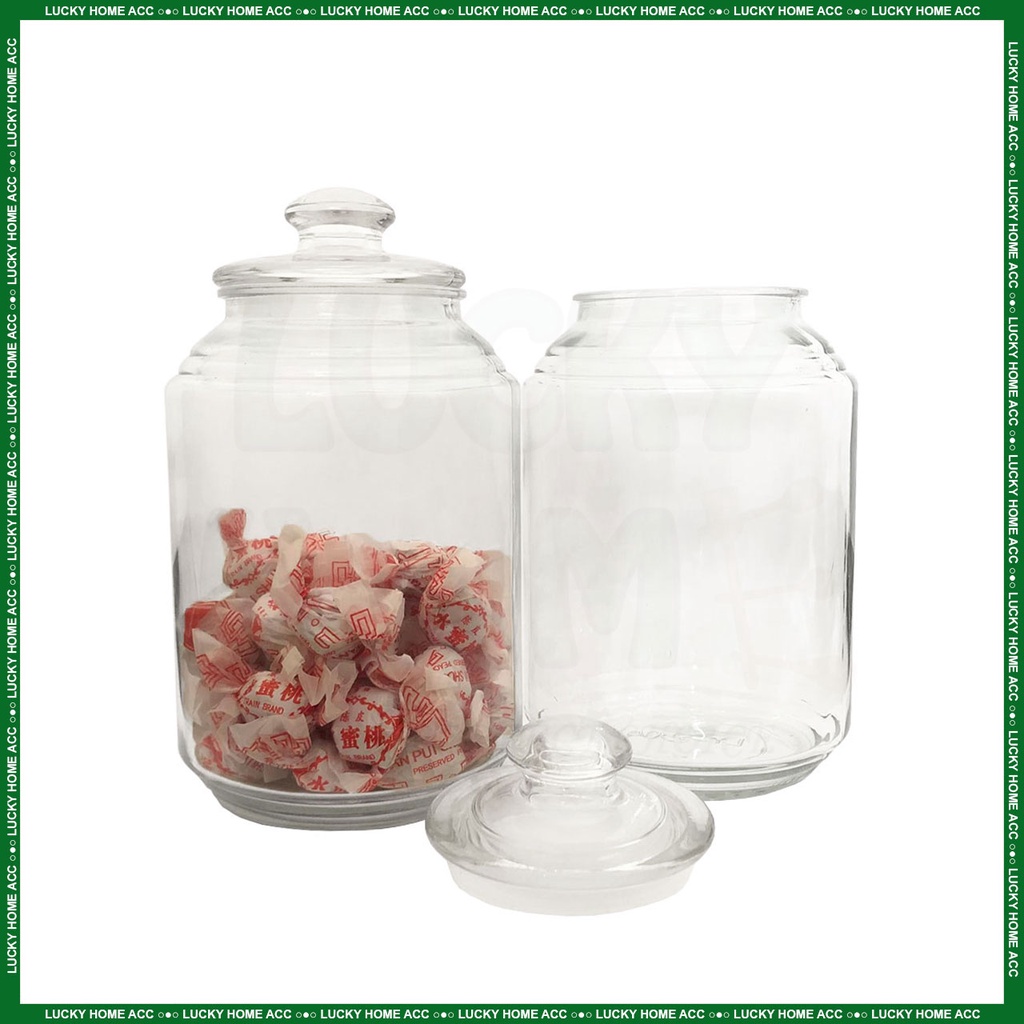 Ready Stock!!! Glass Container Bottle Air Tight Container Big Glass ...