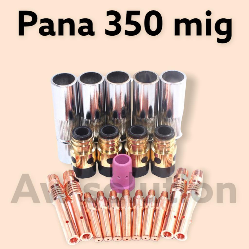 CO2 MIG PANA 350 GAS NOZZLE/TIP HOLDER/INSULATOR/GAS DIFFUSER/CONTACT