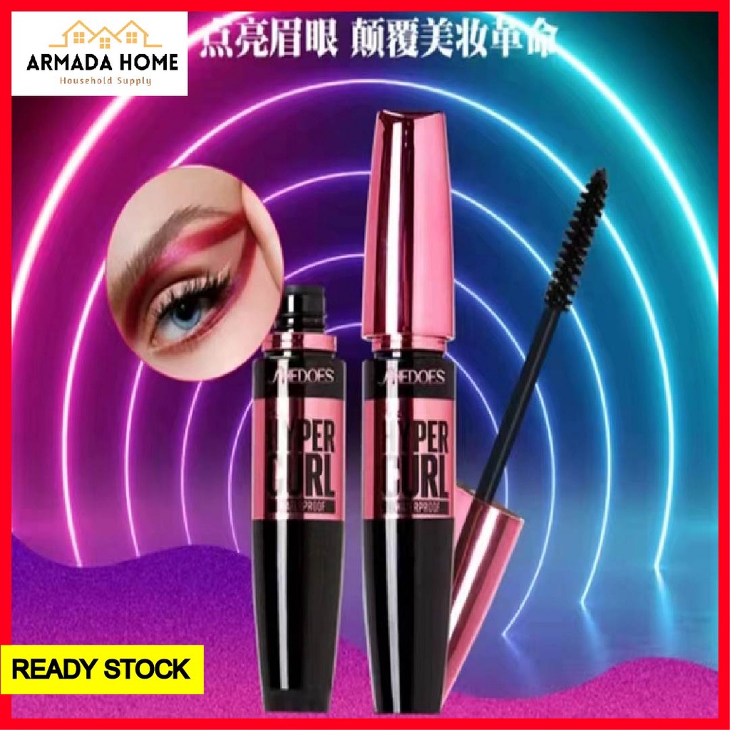 Shedos Hyper Curl Volum Express Black Mascara Gel Type Long Lasting