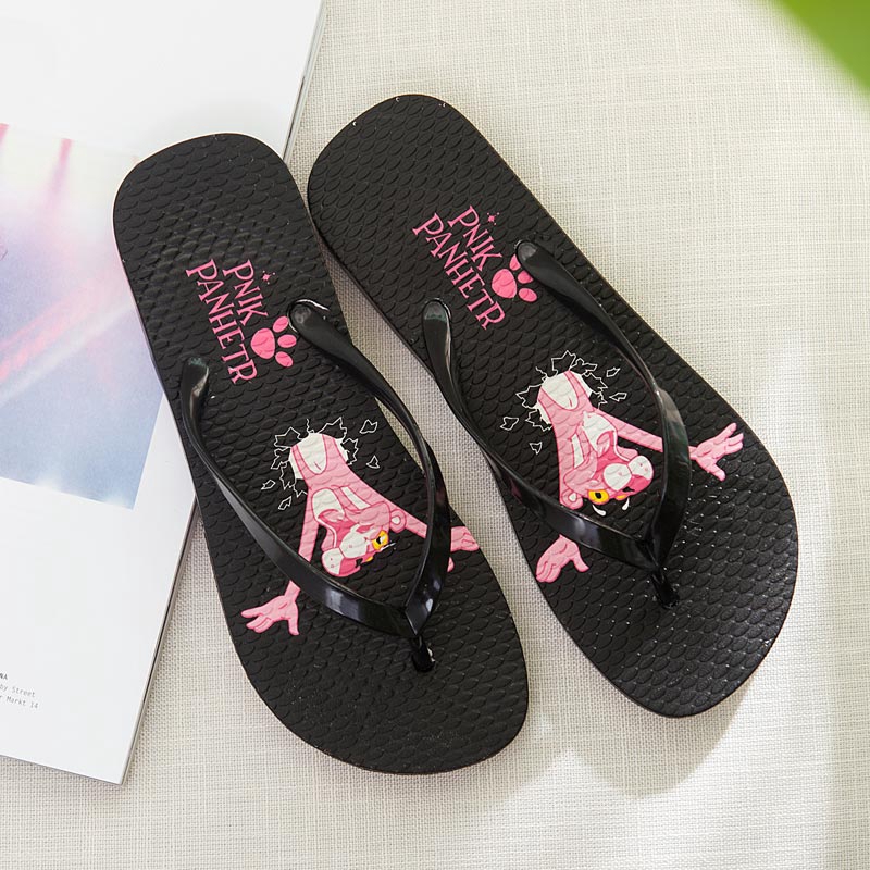 pink panther flip flops